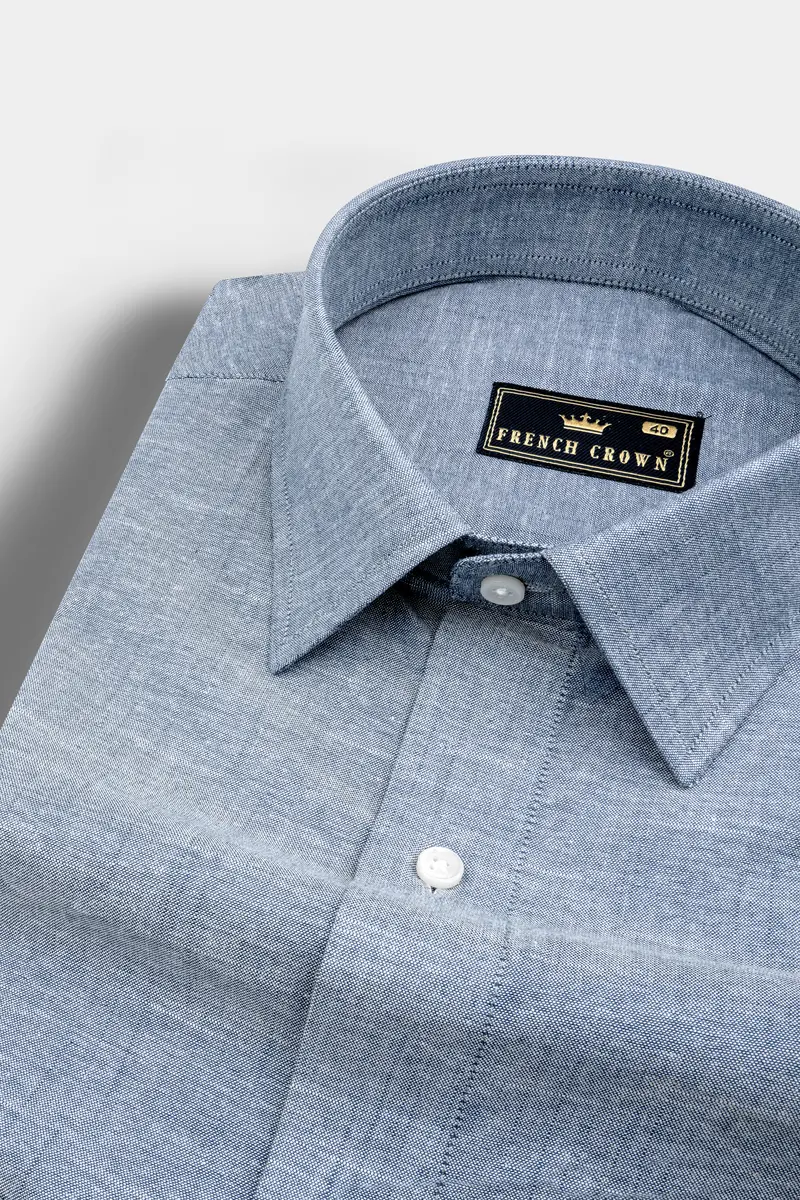 Grey Chateau Royal Oxford Shirt 1