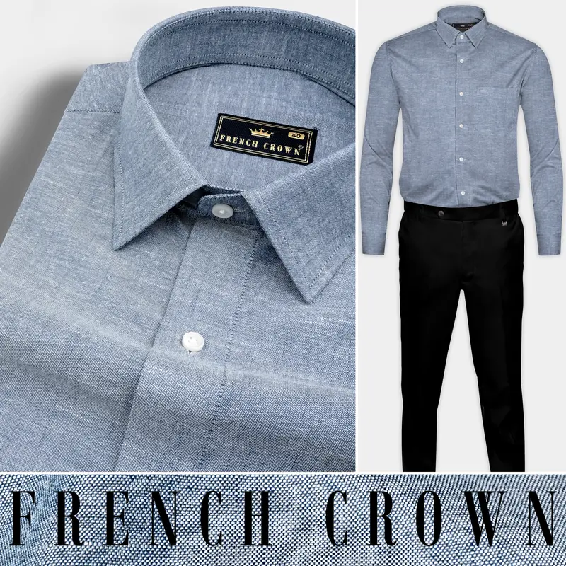 Grey Chateau Royal Oxford Shirt 9