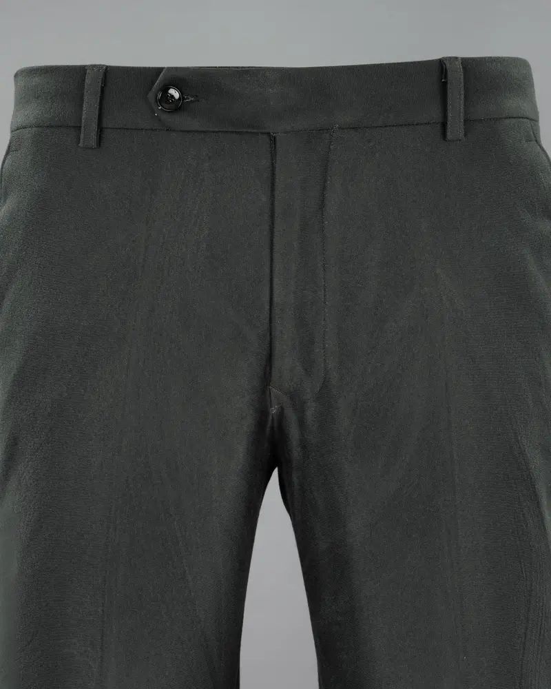 Greyish Green Premium Cotton Pant 2