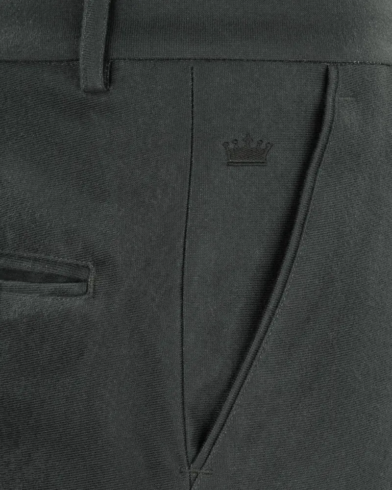 Greyish Green Premium Cotton Pant 5