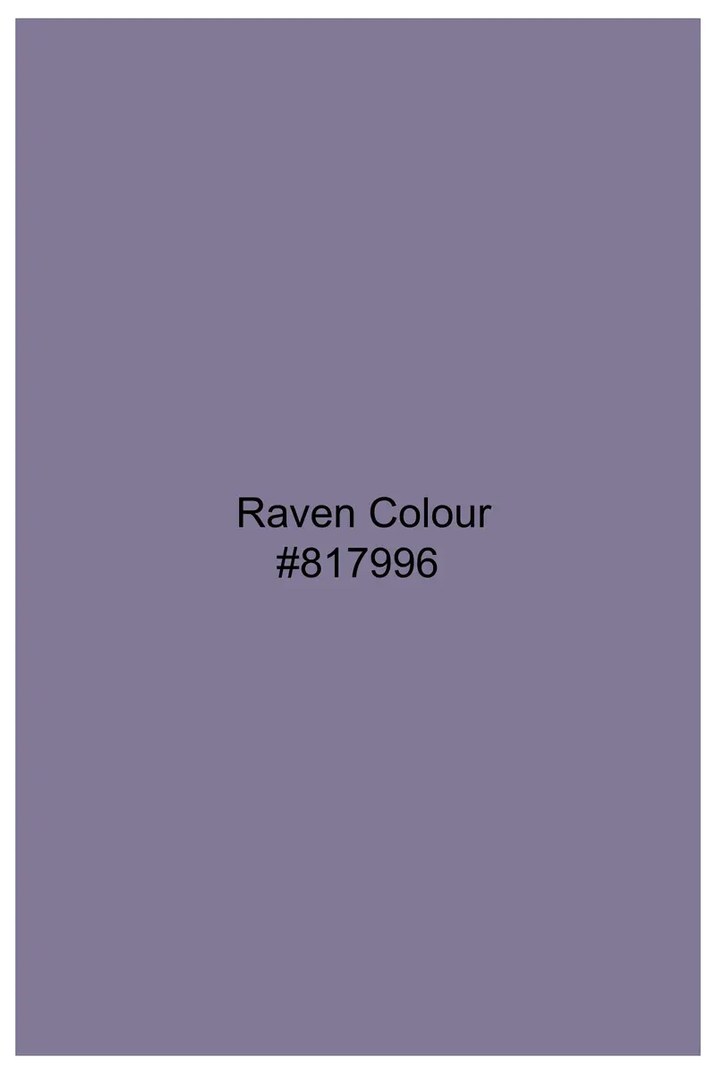Gridora-Raven Purple Grid Dobby Textured Premium Cotton Lounge Pant 8