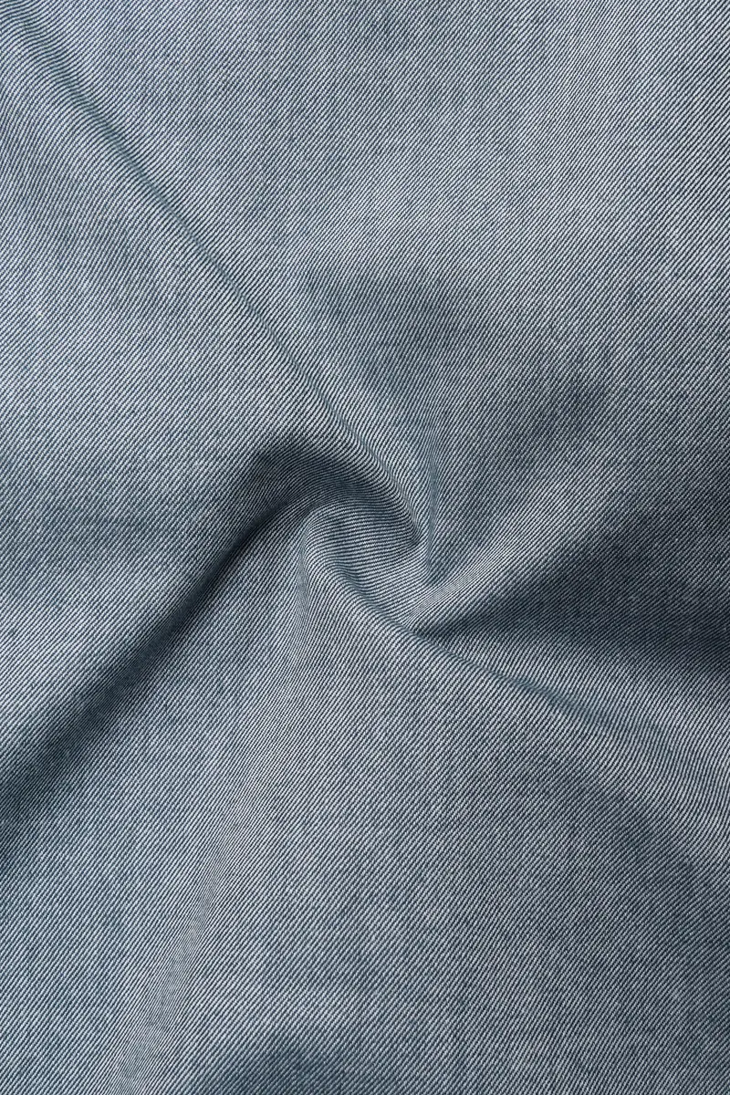 Griselon-Oslo Gray Textured Twill Premium Cotton Dress Shirt 3