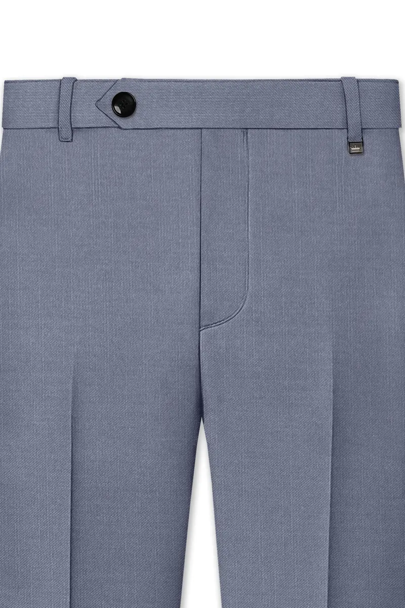 Grisoro-Storm Gray Wool Rich Slight Stretch Double Breasted Suit 12