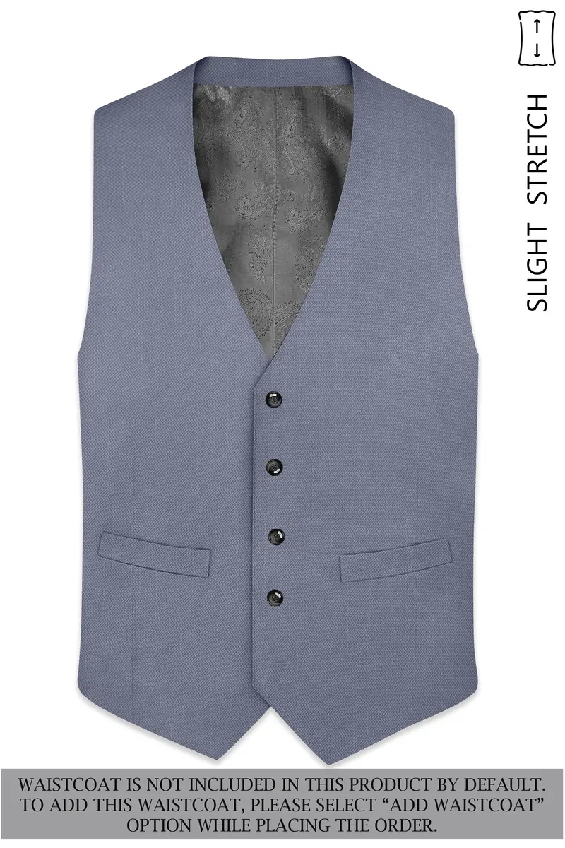 Grisoro-Storm Gray Wool Rich Slight Stretch Single Breasted Suit 16