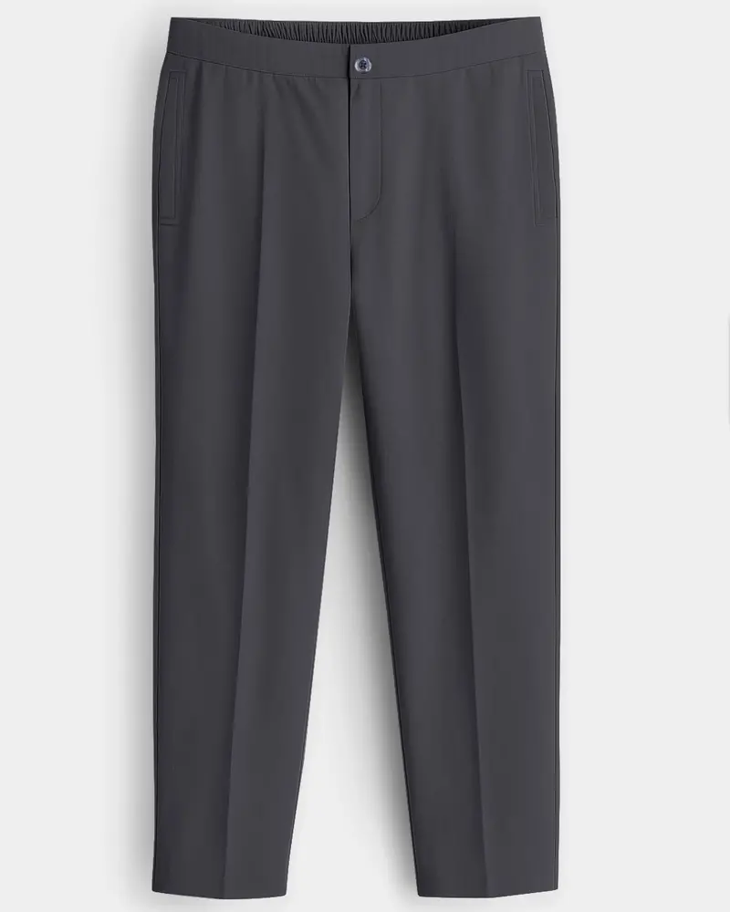 Grivell-Iridium Gray Super Soft Poplin Giza Cotton Lounge Pant 1