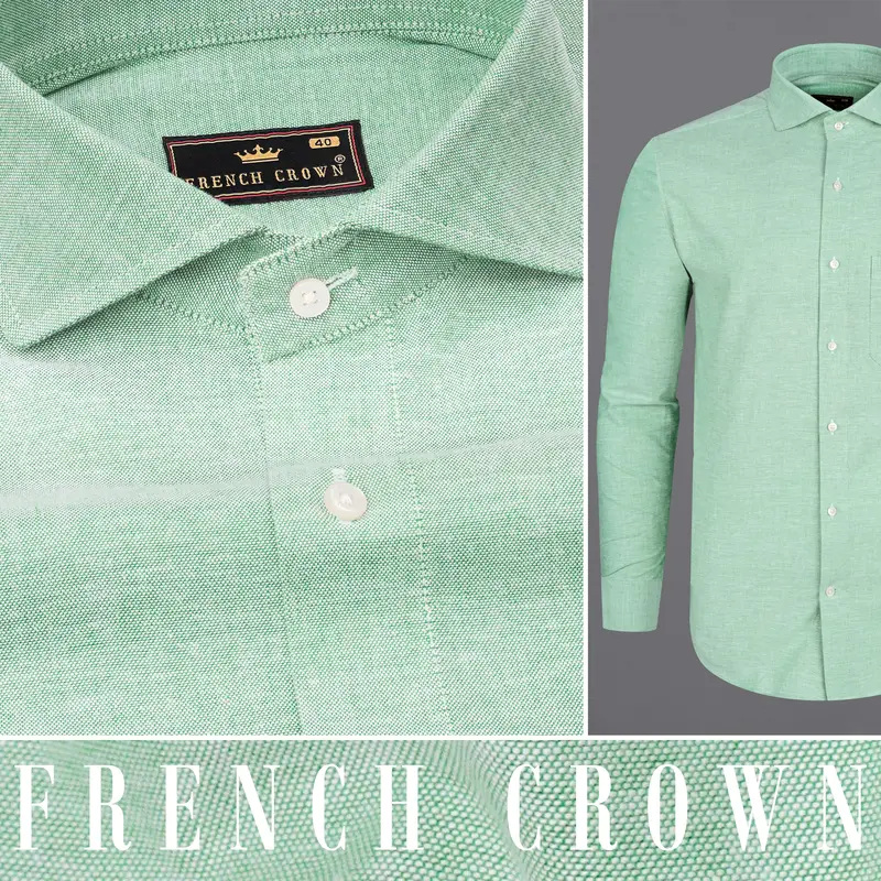 Gulf Stream Green Royal Oxford Shirt 10