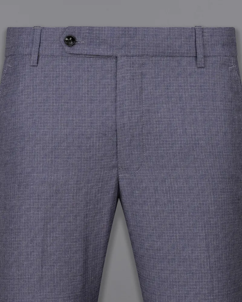 Gun Powder Blue Single Breasted Sports Suit 12