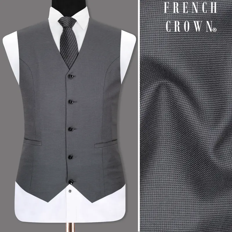 Gun Powder Grey Woolrich Waistcoat 1