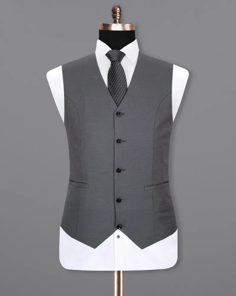 Gun Powder Grey Woolrich Waistcoat 2