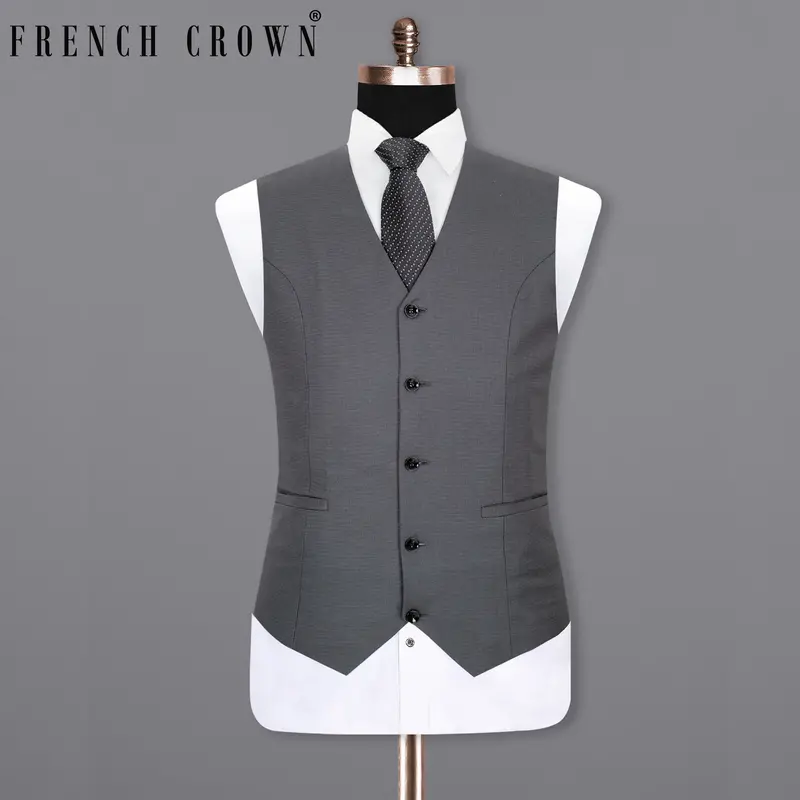 Gun Powder Grey Woolrich Waistcoat 7