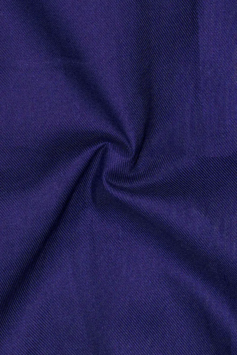 Gunmetal Blue Premium Cotton Shirt 3