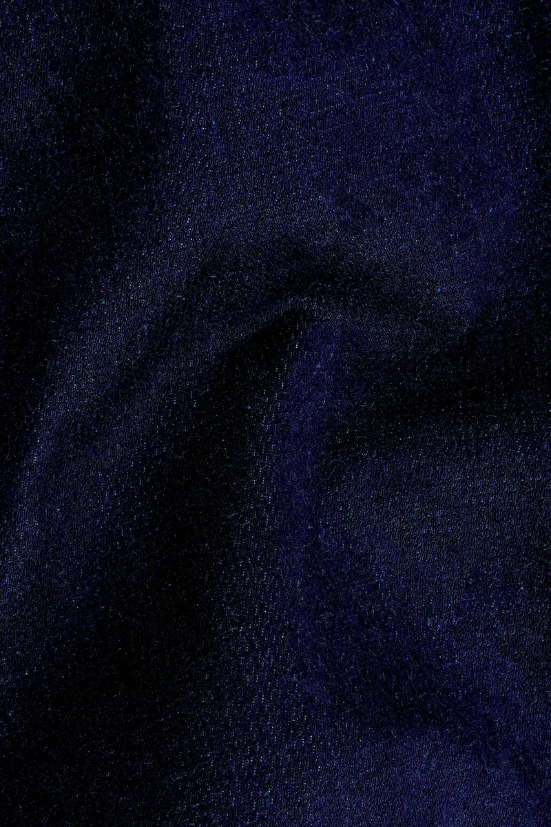Gunmetal Blue Rinse Wash Clean Look Stretchable Denim 3