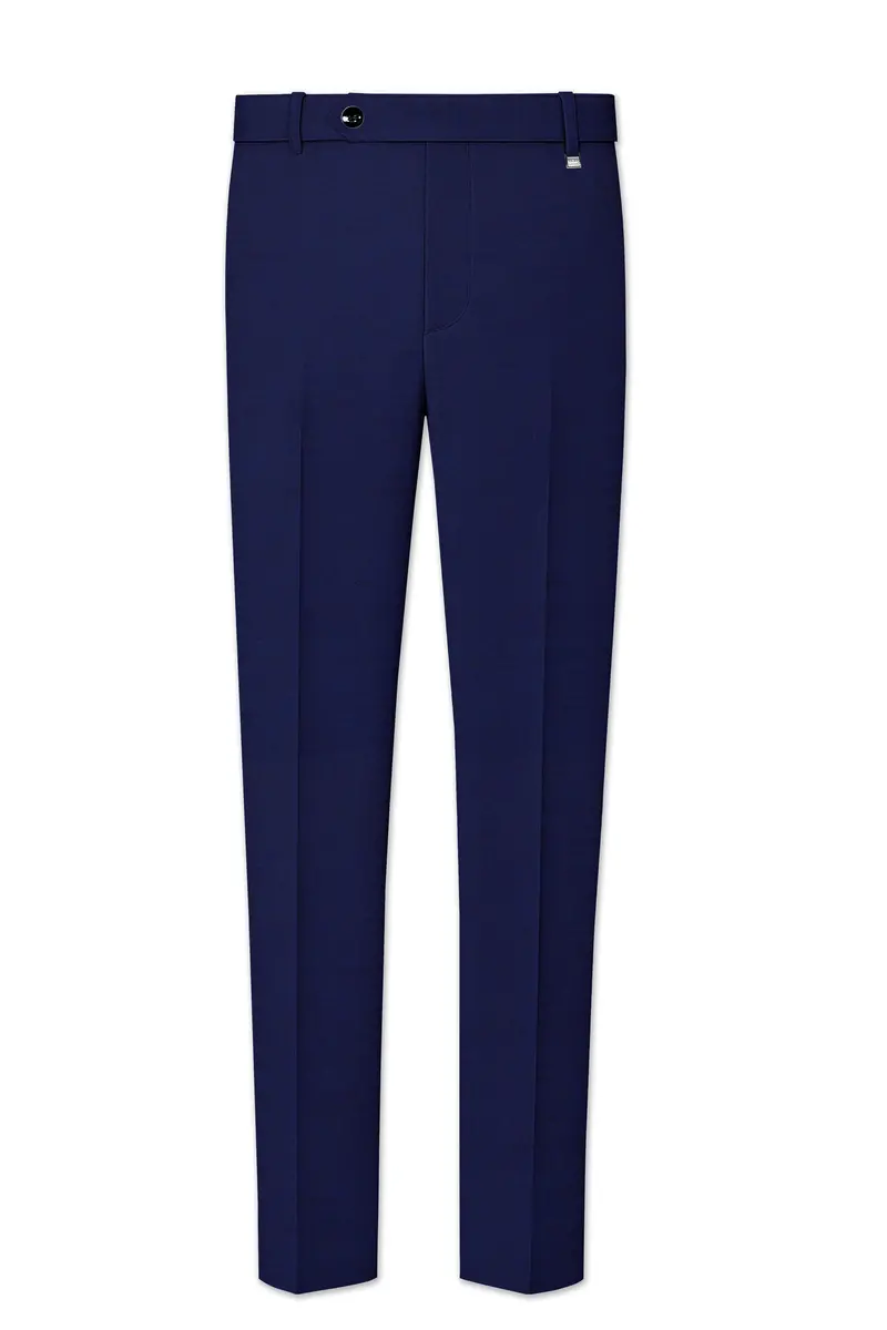 Gunmetal Blue Solid Pant 2
