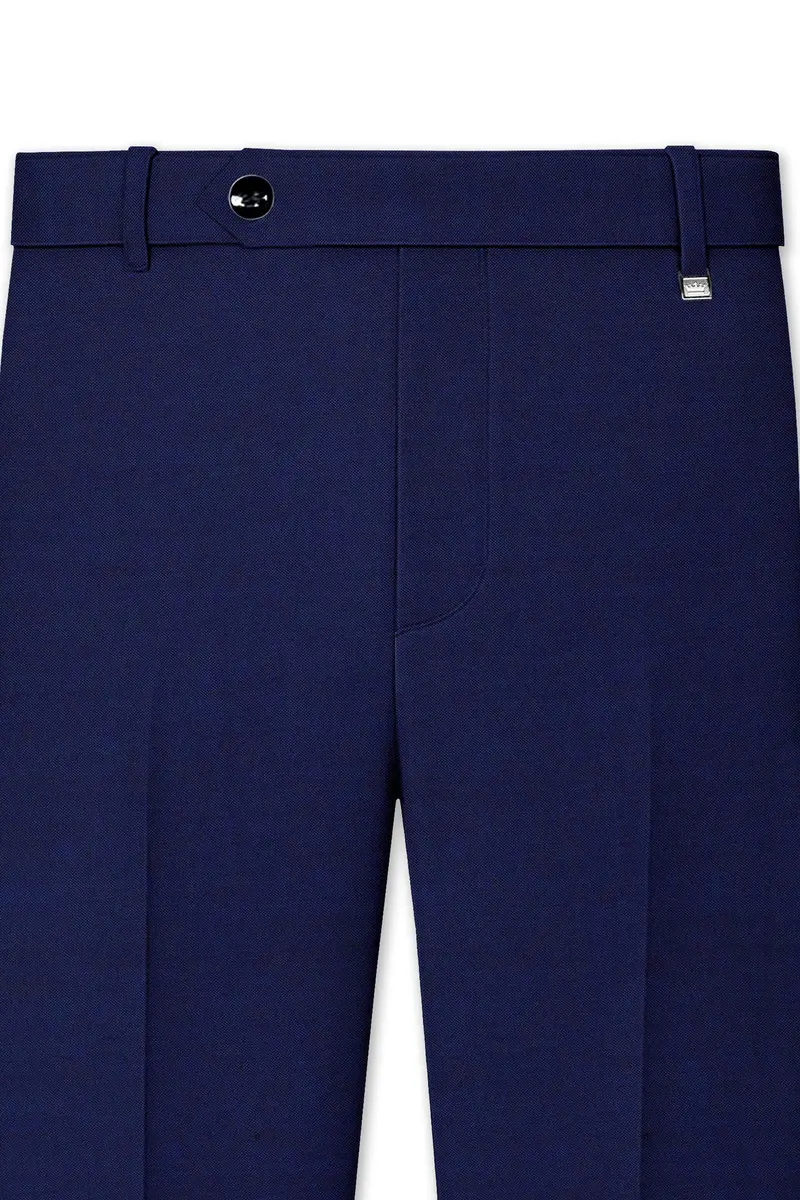Gunmetal Blue Solid Pant 4