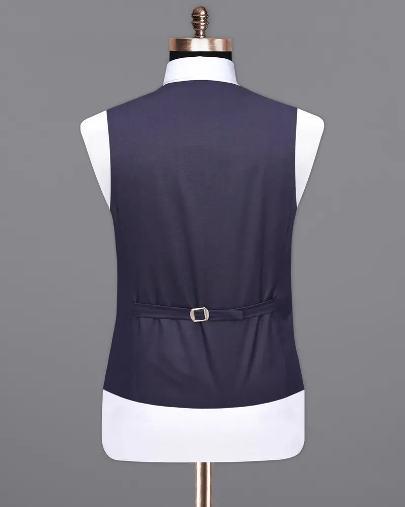 Gunmetal Blue Waistcoat 6