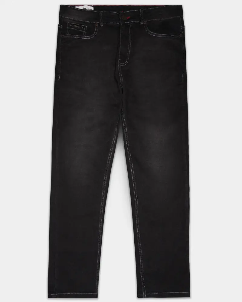 Haiti Black Rinse Wash Stretchable Denim 1