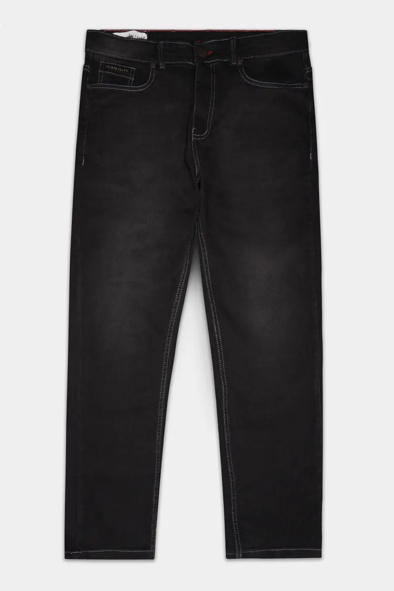 Haiti Black Rinse Wash Stretchable Denim 2