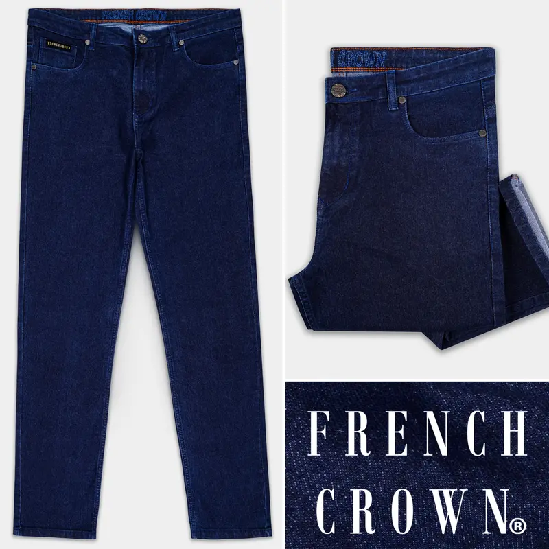 Haiti Blue Clean Look Stretchable Denim 1