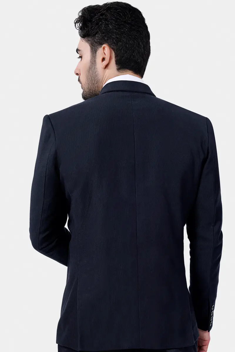 Haiti Blue Premium Cotton Corduroy Sports Blazer 5
