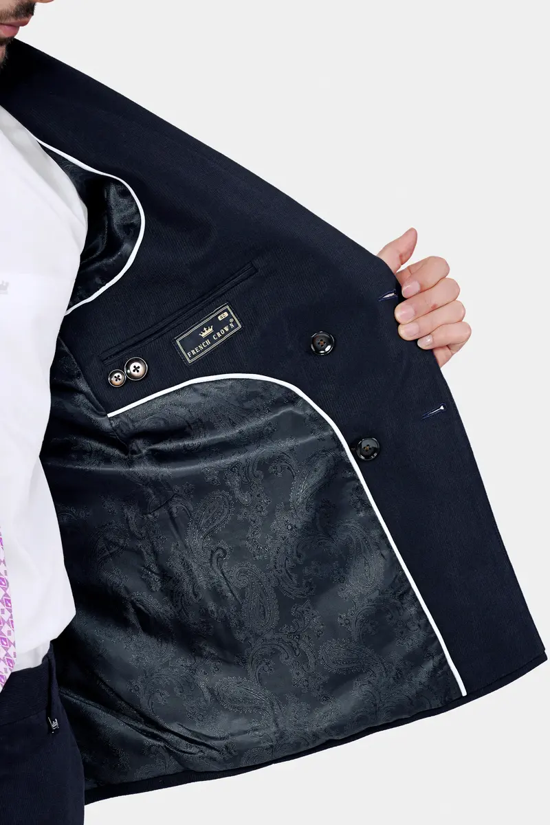 Haiti Blue Premium Cotton Corduroy Sports Blazer 6