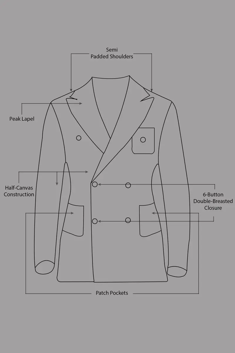Haiti Blue Premium Cotton Corduroy Sports Blazer 8