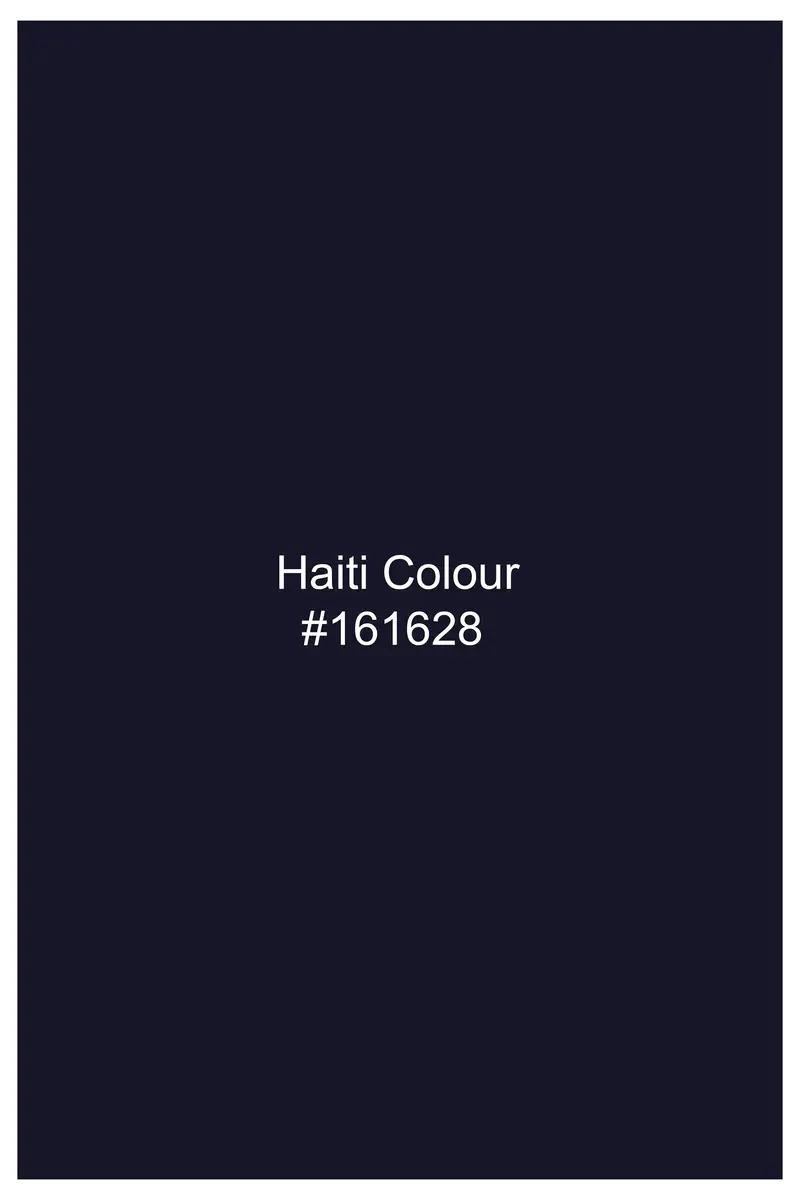Haiti Blue Rajasthani Man Hand Painted Subtle Sheen Super Soft Premium Cotton Designer Kurta Set 9