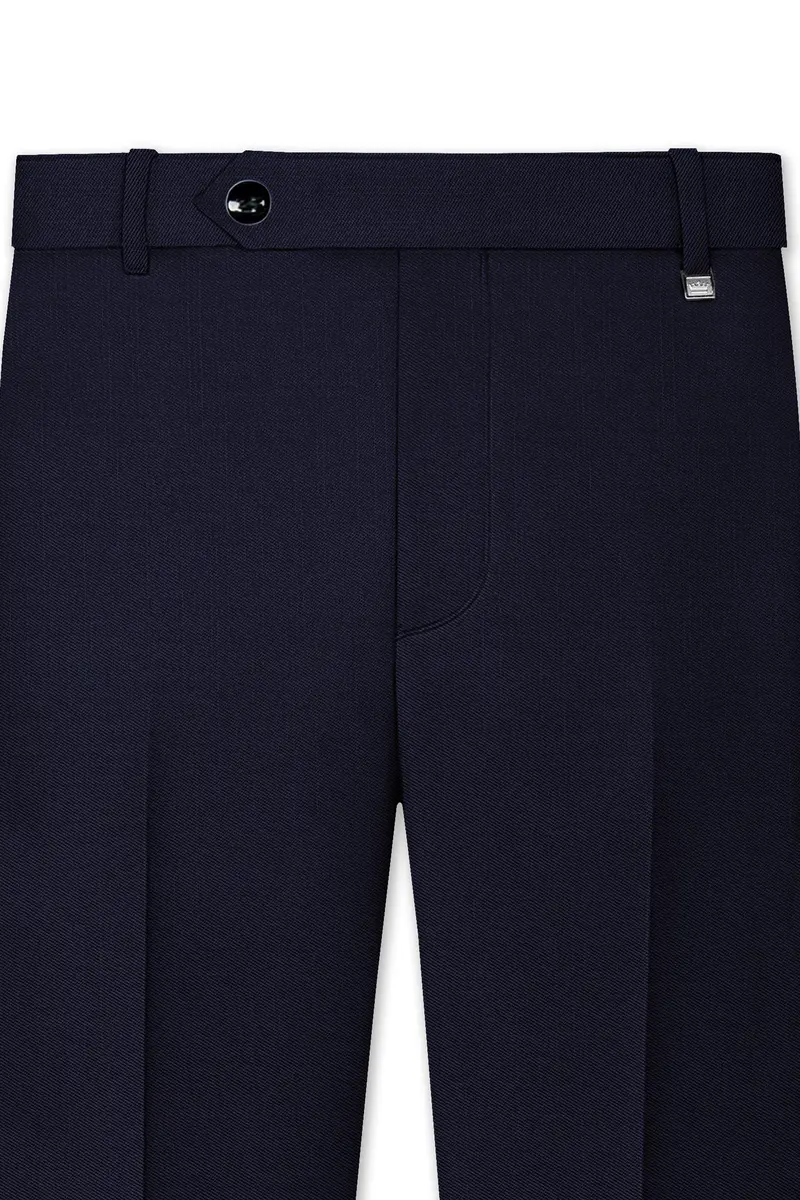 Haiti Blue Single Breasted Suit 12
