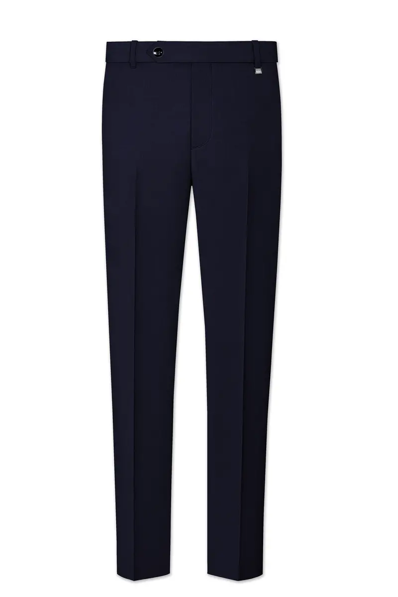 Haiti Blue Single Breasted Suit 13