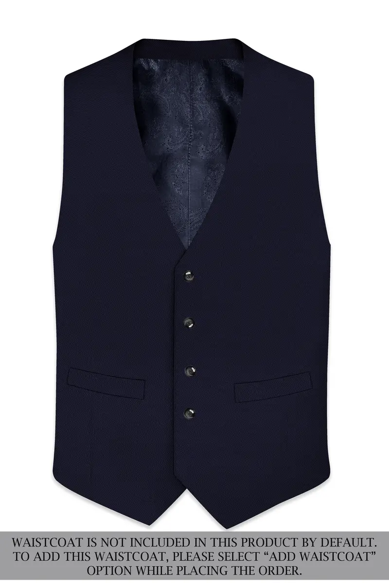 Haiti Blue Single Breasted Suit 16