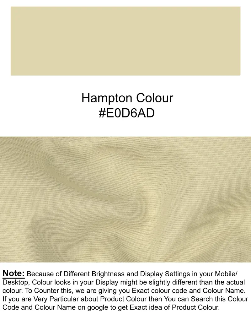 Hampton Cream Premium Cotton Waistcoat 7