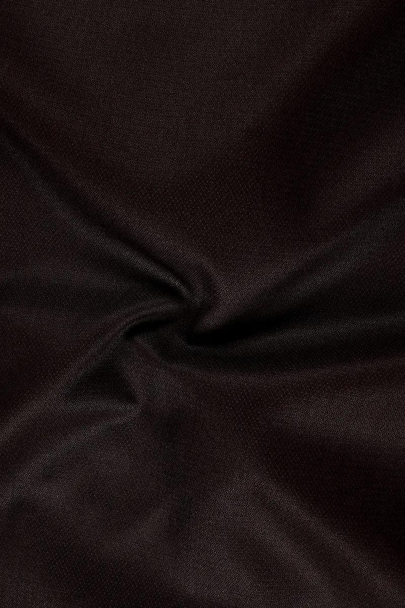 Hampton-Gondola Brown Diamond Textured Wool Rich Slight Double Single Breasted Suit 3
