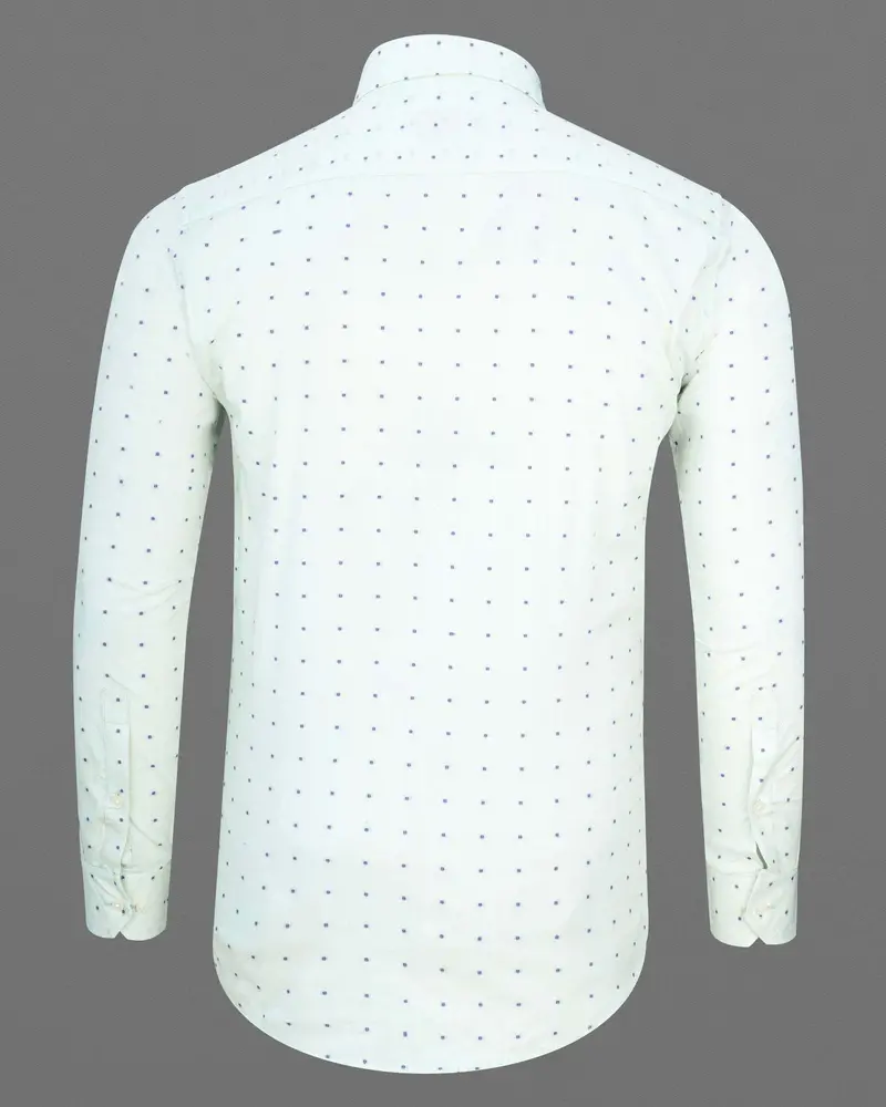 Harp Green Dobby Textured Premium Giza Cotton Shirt 6