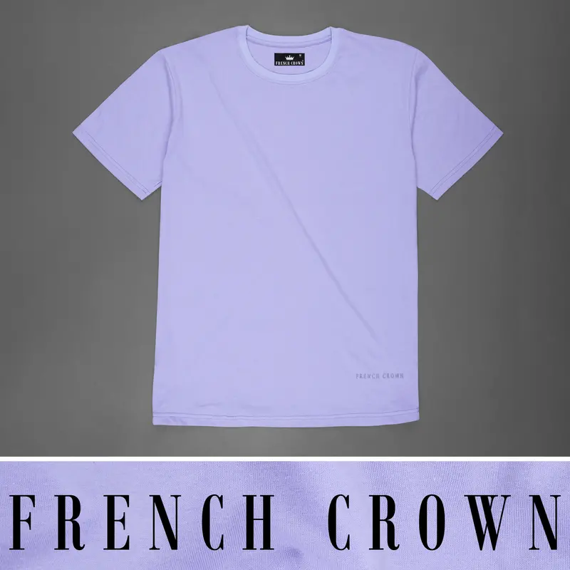 Haze Lavender Premium Cotton Organic T-Shirt 1
