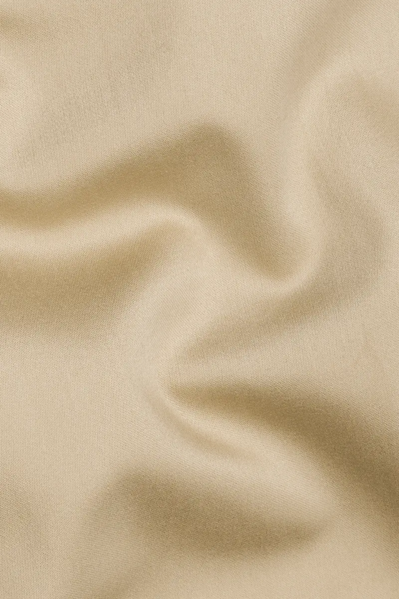Hazelnut Cream Subtle Sheen Wool Rich Nehru Jacket 3