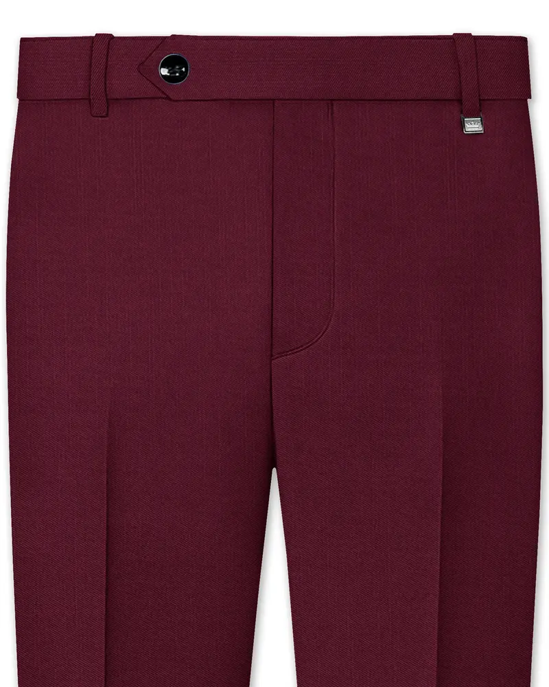 Heath Brown Wool Rich Pant 1