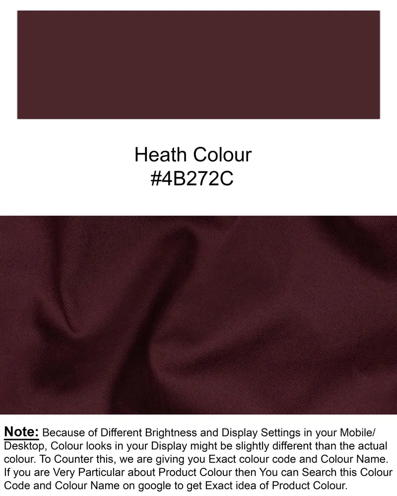 Heath Red Wool Rich Waistcoat 7