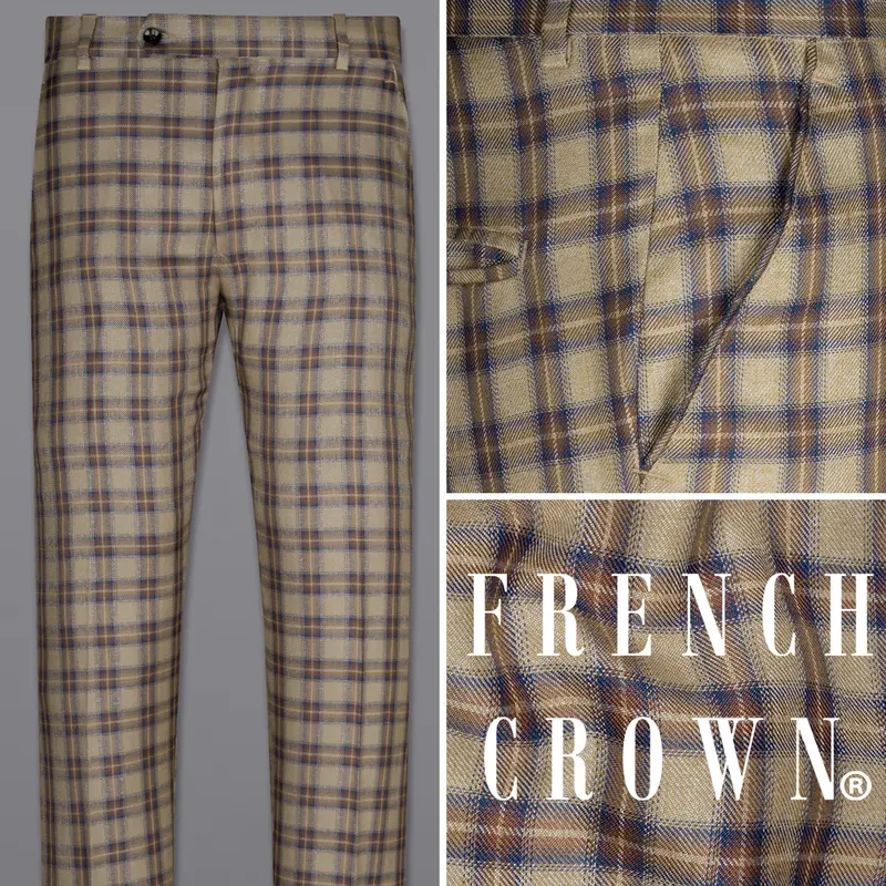 Heathered Brown Stratos Terry Rayon Pant 1
