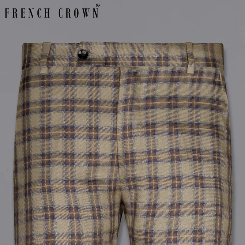 Heathered Brown Stratos Terry Rayon Pant 6