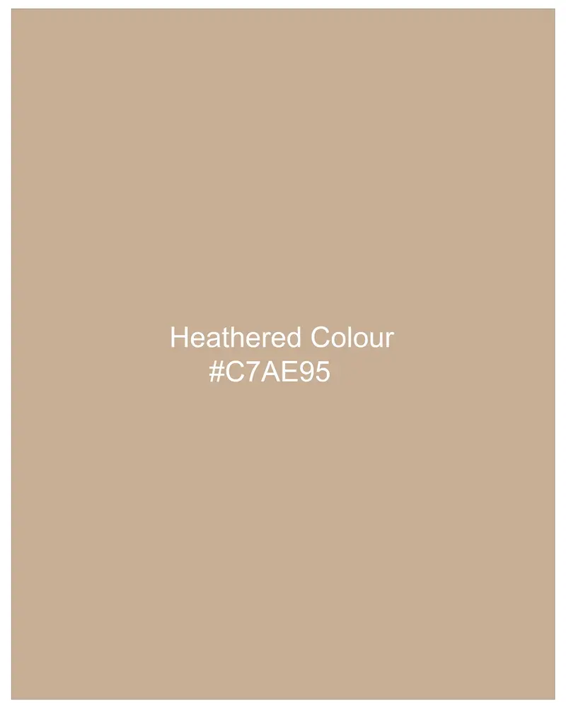 Heathered Light Brown Nehru Jacket 8