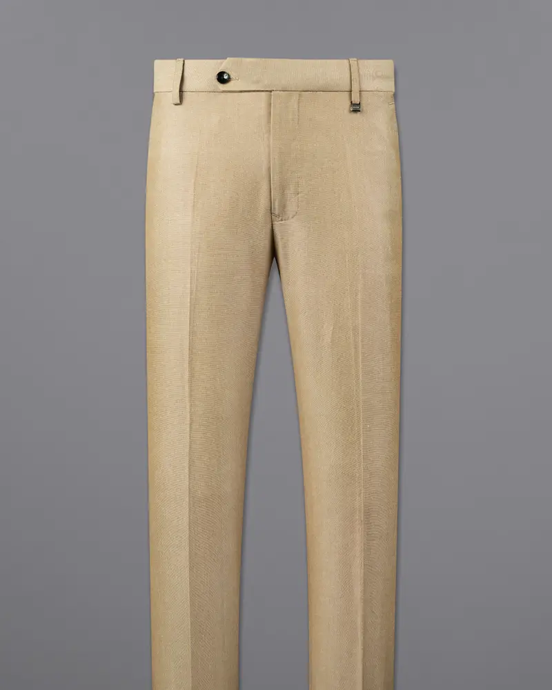 Heathered Light Brown Pant 4