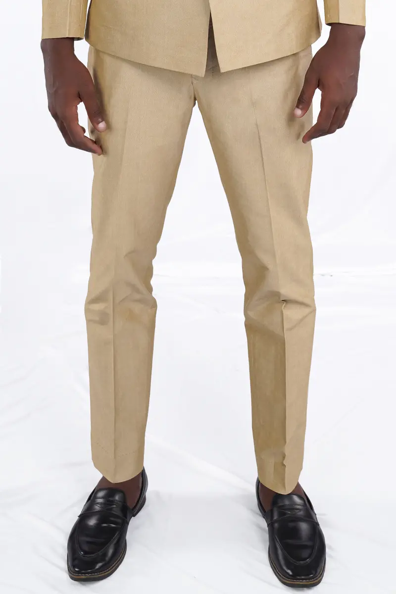 Heathered Light Brown Pant 6