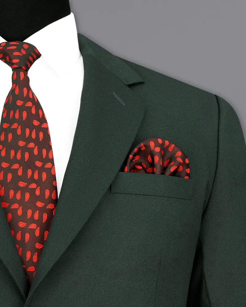 Heavy Metal Dark Green Single Breasted Blazer 6