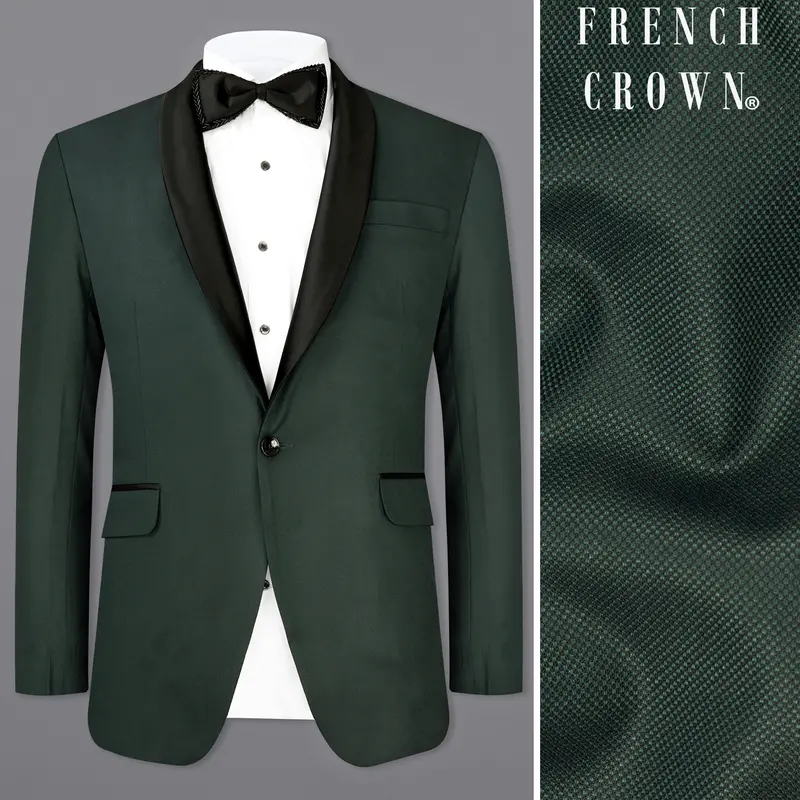Heavy Metal Green Tuxedo Blazer 1
