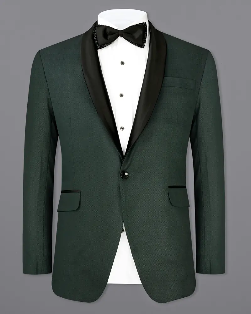 Heavy Metal Green Tuxedo Blazer 2