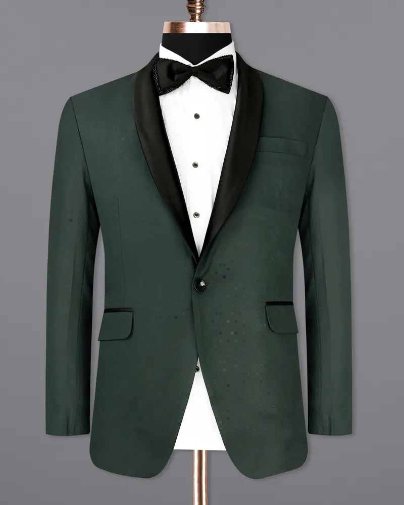 Heavy Metal Green Tuxedo Blazer 7