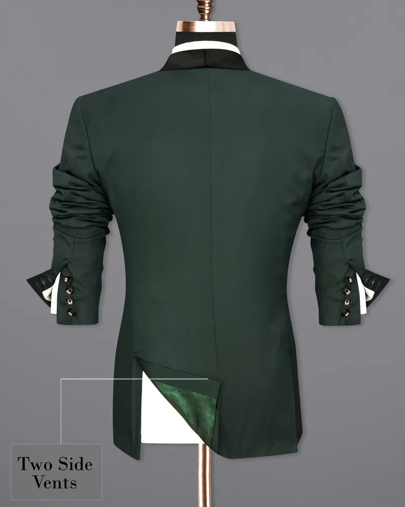 Heavy Metal Green Tuxedo Blazer 8