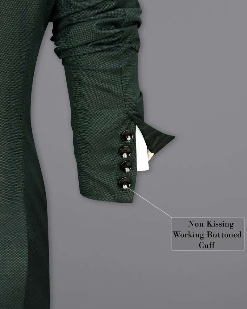 Heavy Metal Green Tuxedo Blazer 9