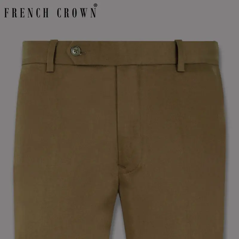 Hemlock Brown Premium Cotton Pant 1