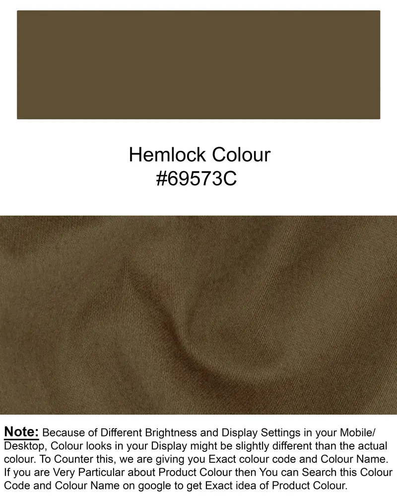 Hemlock Brown Premium Cotton Waistcoat 7