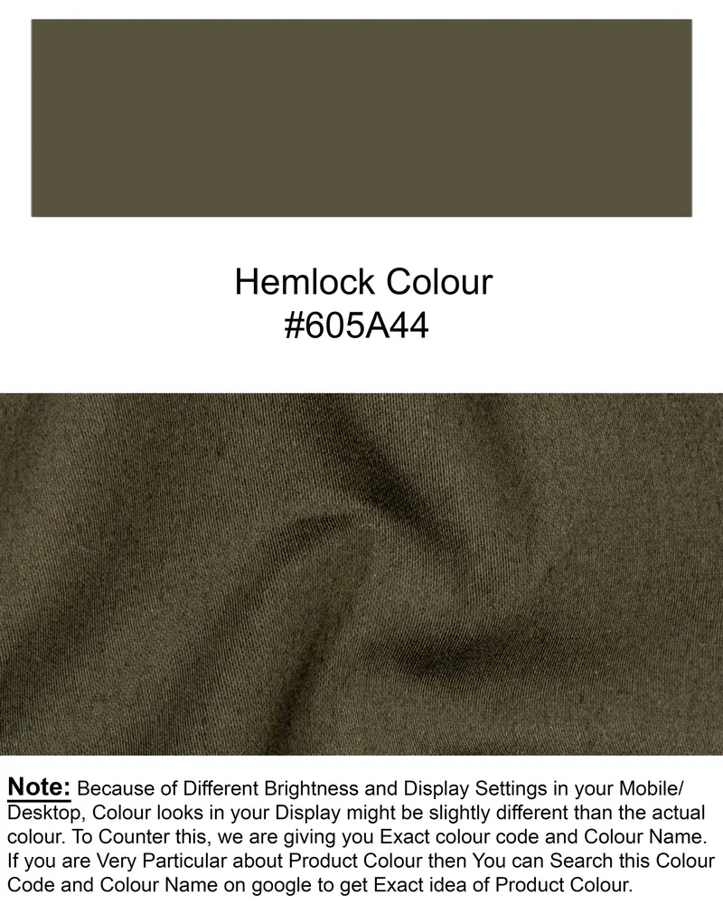 Hemlock Brown Stretchable Premium Cotton Traveler Pant 7